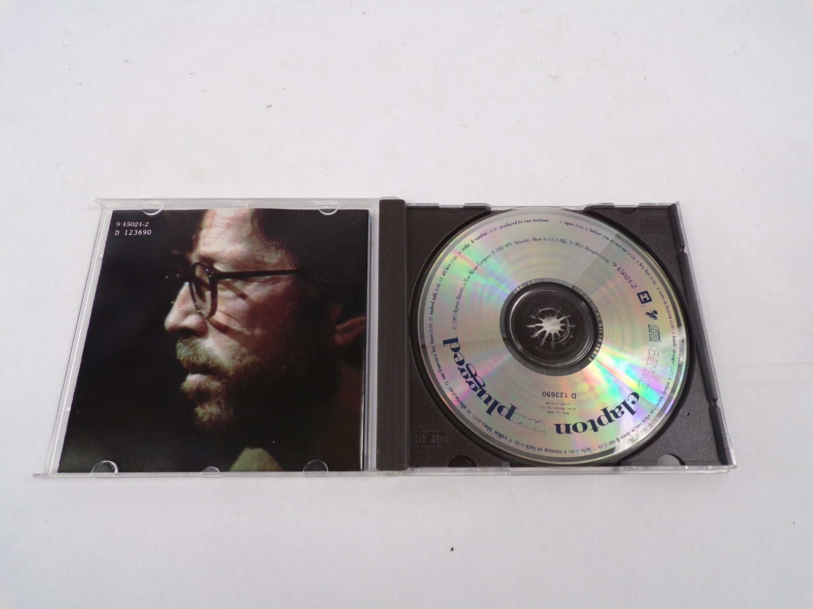 Eric Clapton Unplugged Signe Before You Neeuse Me Hey Hey Tears In Heaven CD#25