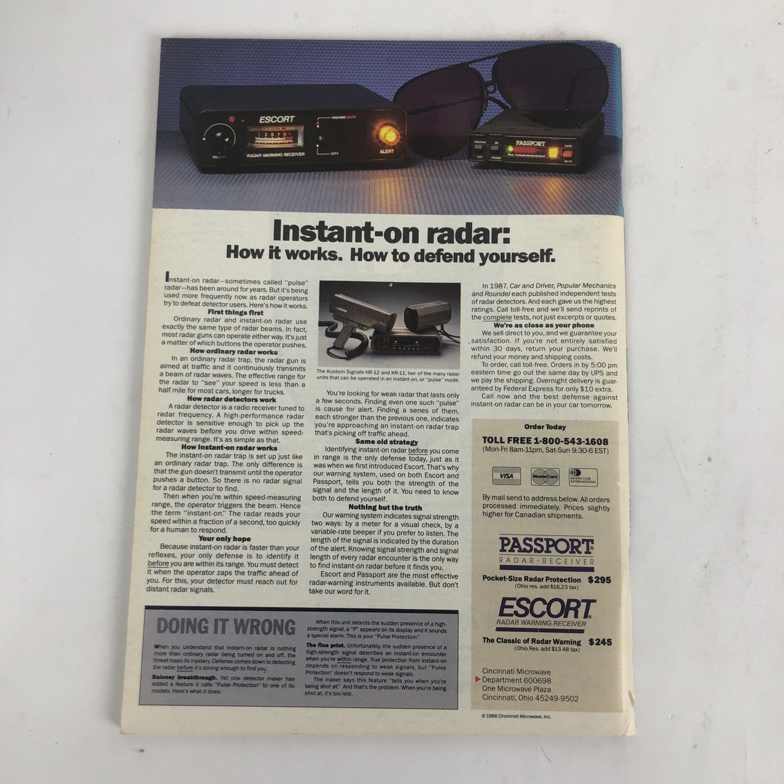 Porsche Panorama Magazine - September 1988 - 911 - 74 Carrera RSR Turbo - LOOK