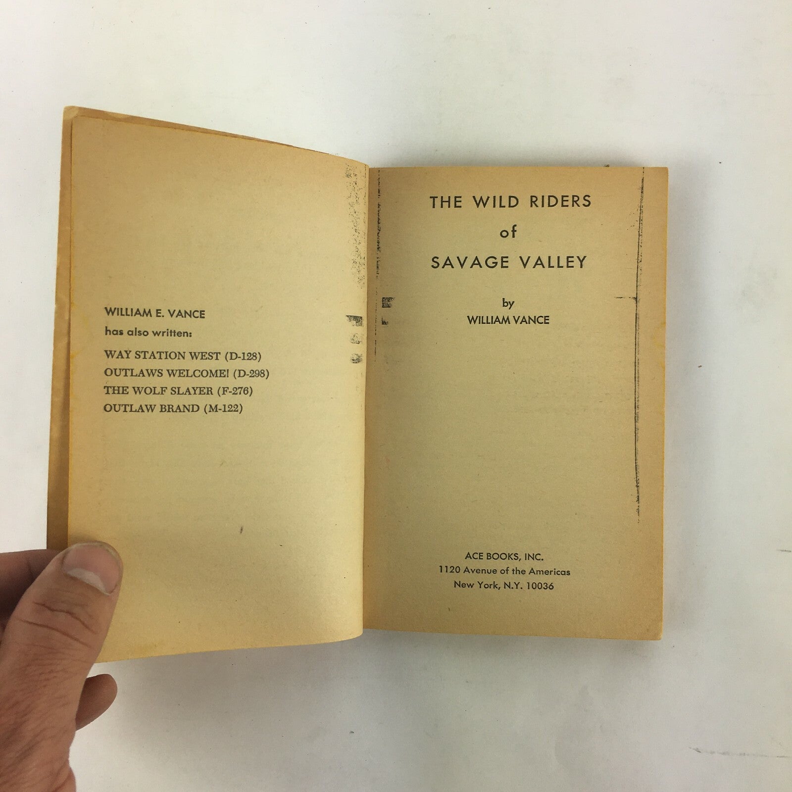 The Wild Riders of Savage Valley William Vance