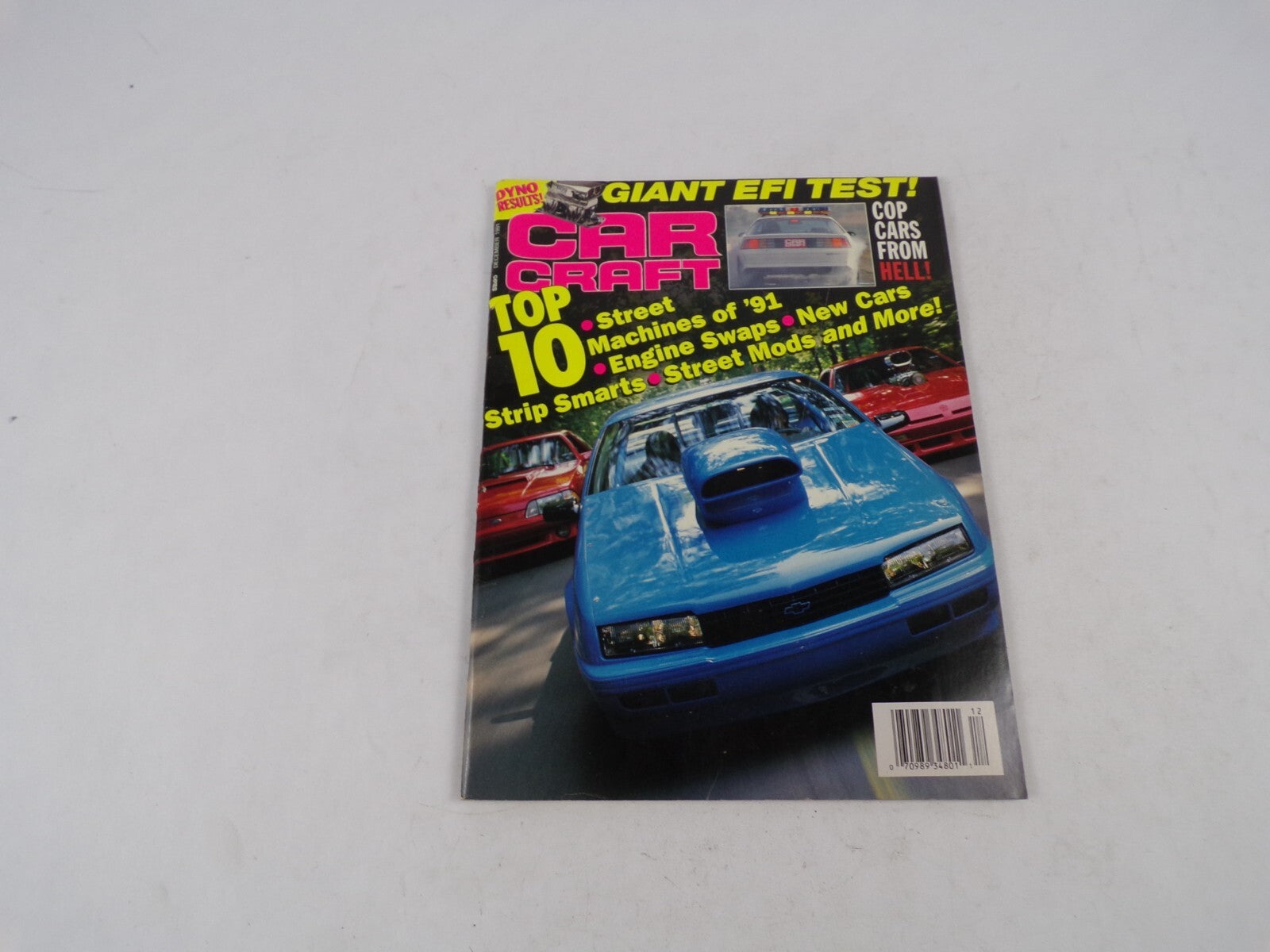 December 1991 Car Craft Giant EFI Test! Top 10 Strip Smarts Street Mahines Of '9