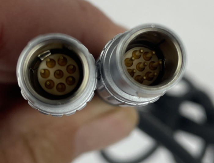 Lemo 8 pin FGG 1B FGG.1B FGG Male to Lemo FGG 1B FGG1B Male 8 Pin Cable 10'