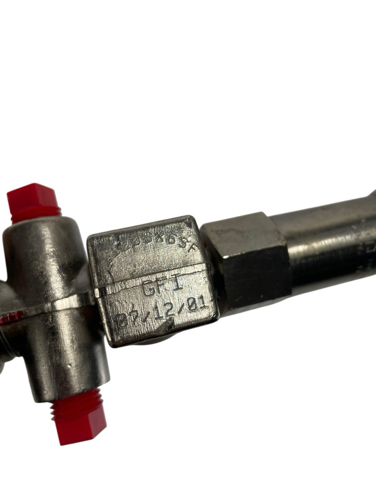 Sherwood Dual Fuel Valve Horizontal  1/4-18 NPT 1-1/8  FusePlug 3600 PSI Plated