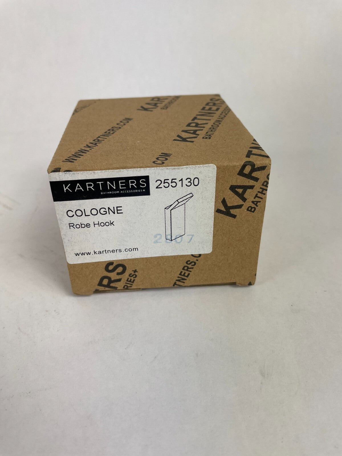 Kartners Cologne robe hook polished chrome 255130 bathroom accessory