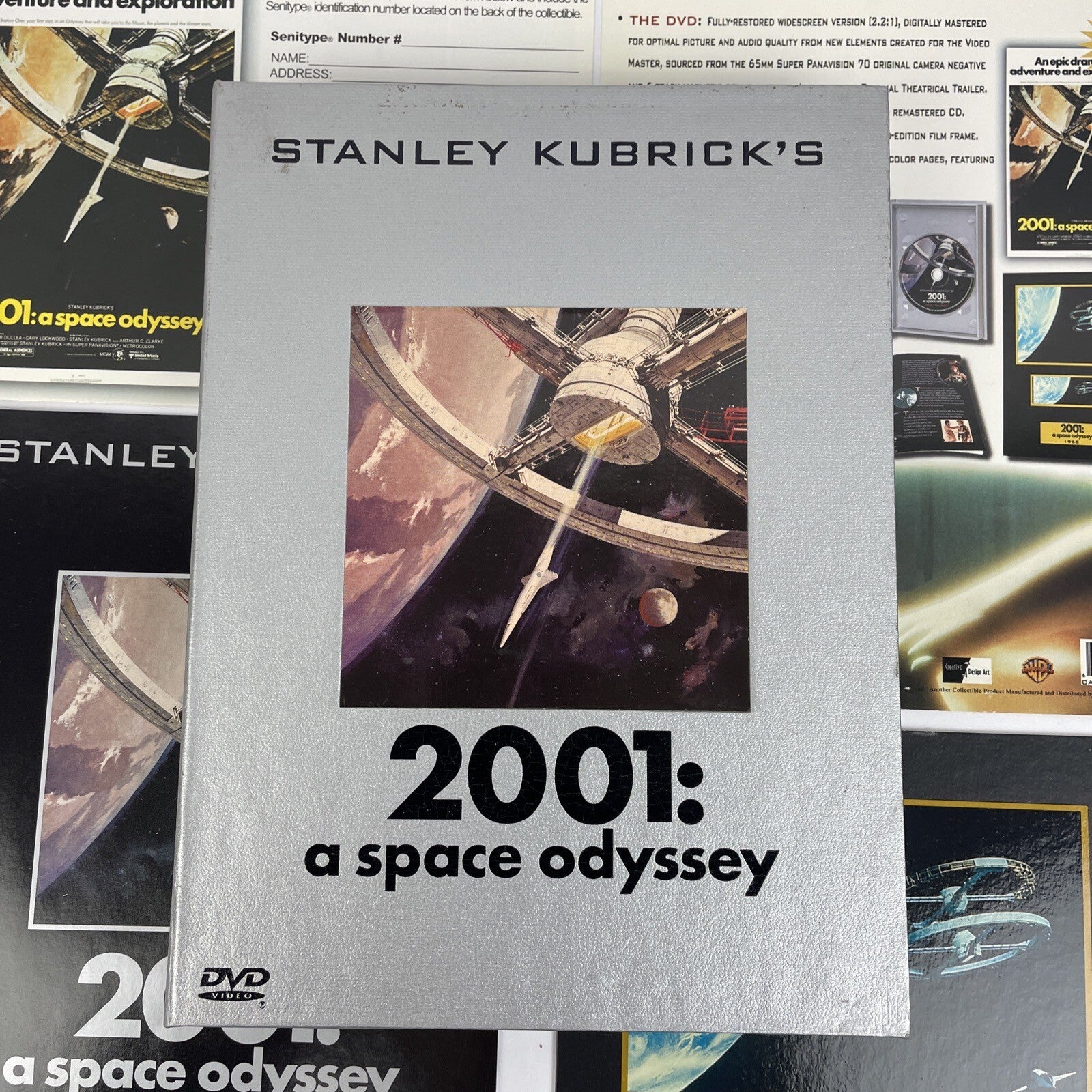 2001: A Space Odyssey DVD, 2001, 2-Disc Set, Classic Collection Box Set Senitype