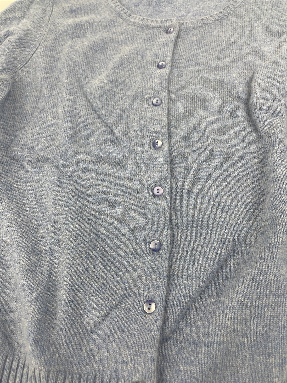 Mossimo Supply Co. Women’s Knit Cashmere Cardigan Small Blue Sweater Open Front