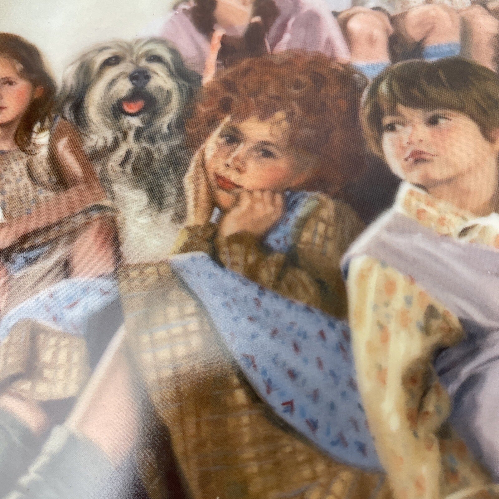 Annie and the Orphans Collector Plate by Edwin M. Knowles 1984 Number 11081 G