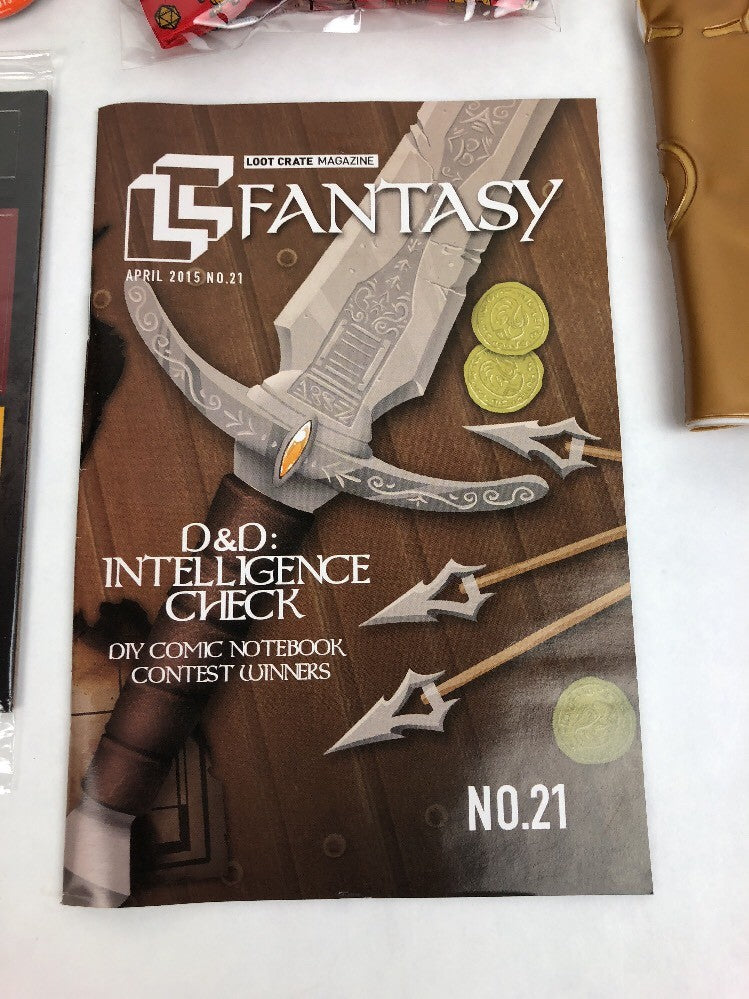 HBO Game of Thrones Loot Crate Bundle Magnets Pin Magazine Crown Bow Tie