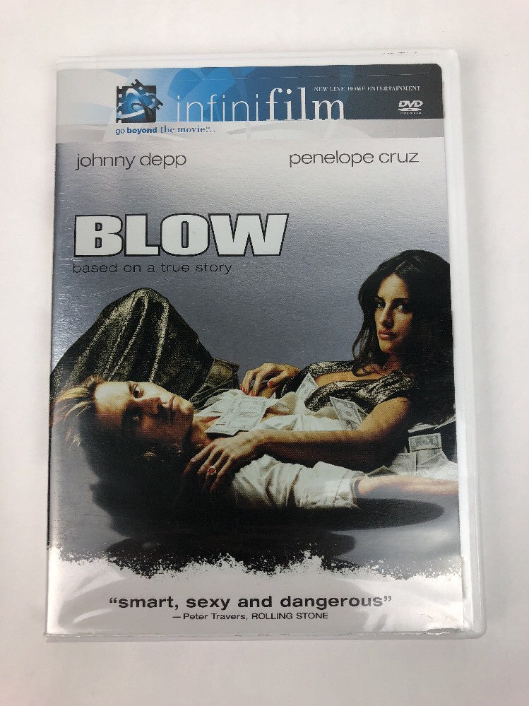 BLOW ~ DVD, 2001 ~ Johnny Depp & Penelope Cruz ~ Rated R - FSTSHP