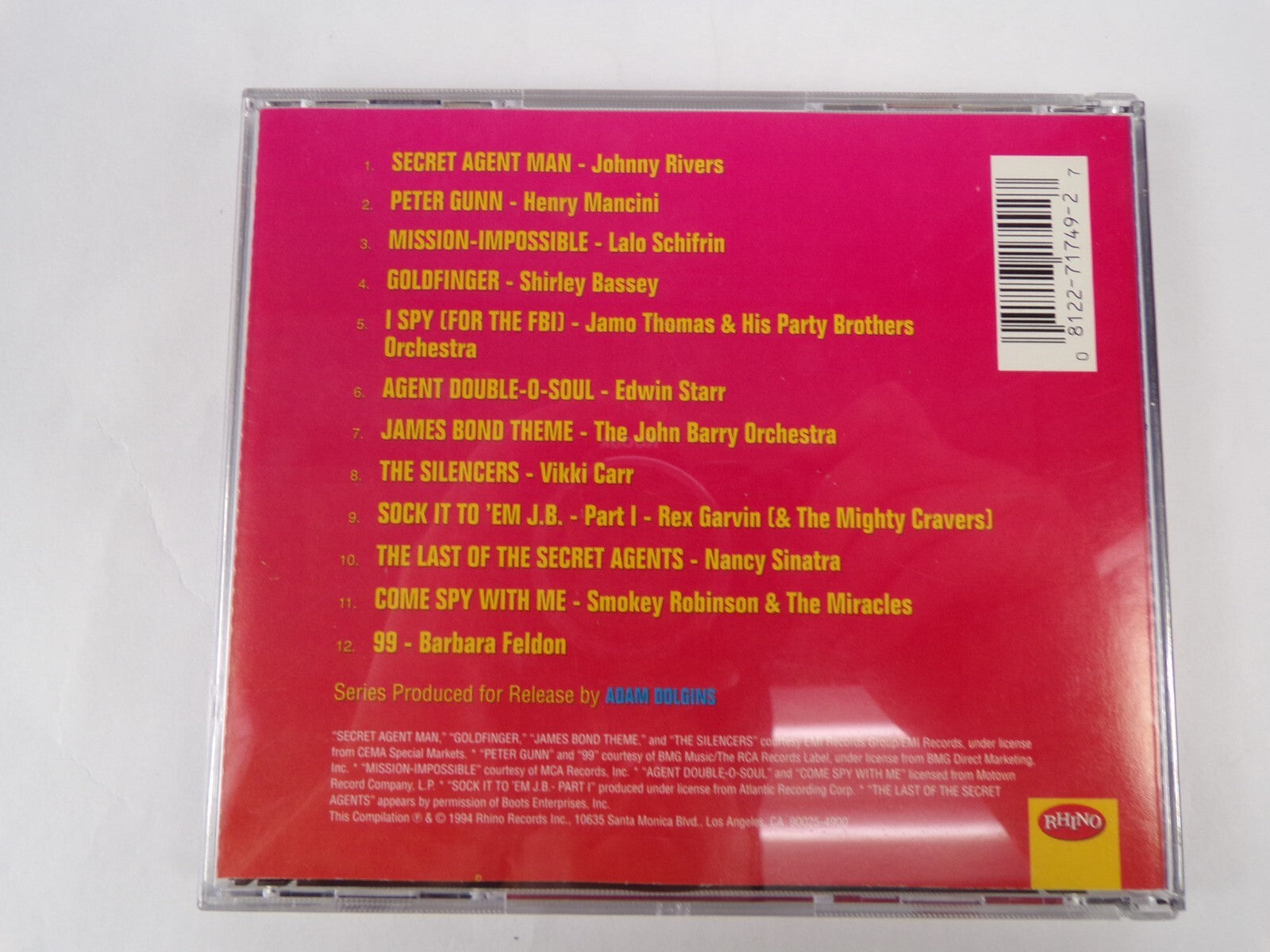 Spy Magazine Presents Vol 1 Spy Music CD #25