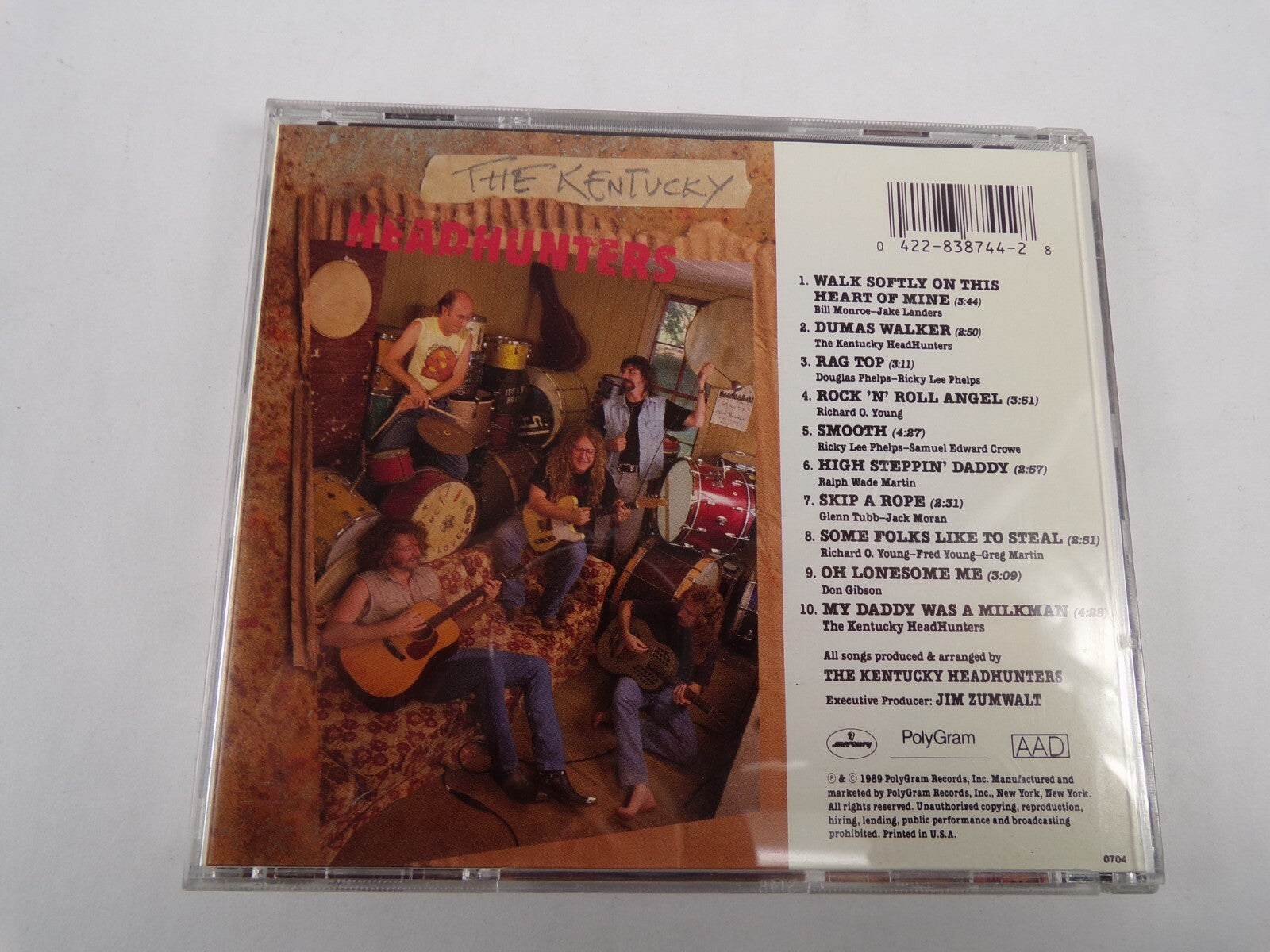 The Kentucky Headhunters Pickin On Nashville Dumas Walker Rag Top  Smooth CD#60