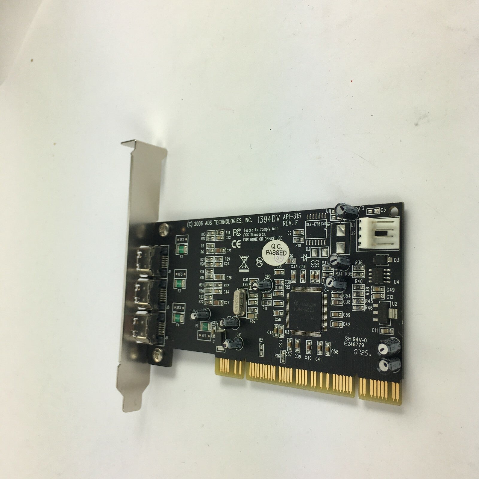 Genuine ADS Technologies 139DV IP-T022330-00-00082  PCI Card Desktop PC