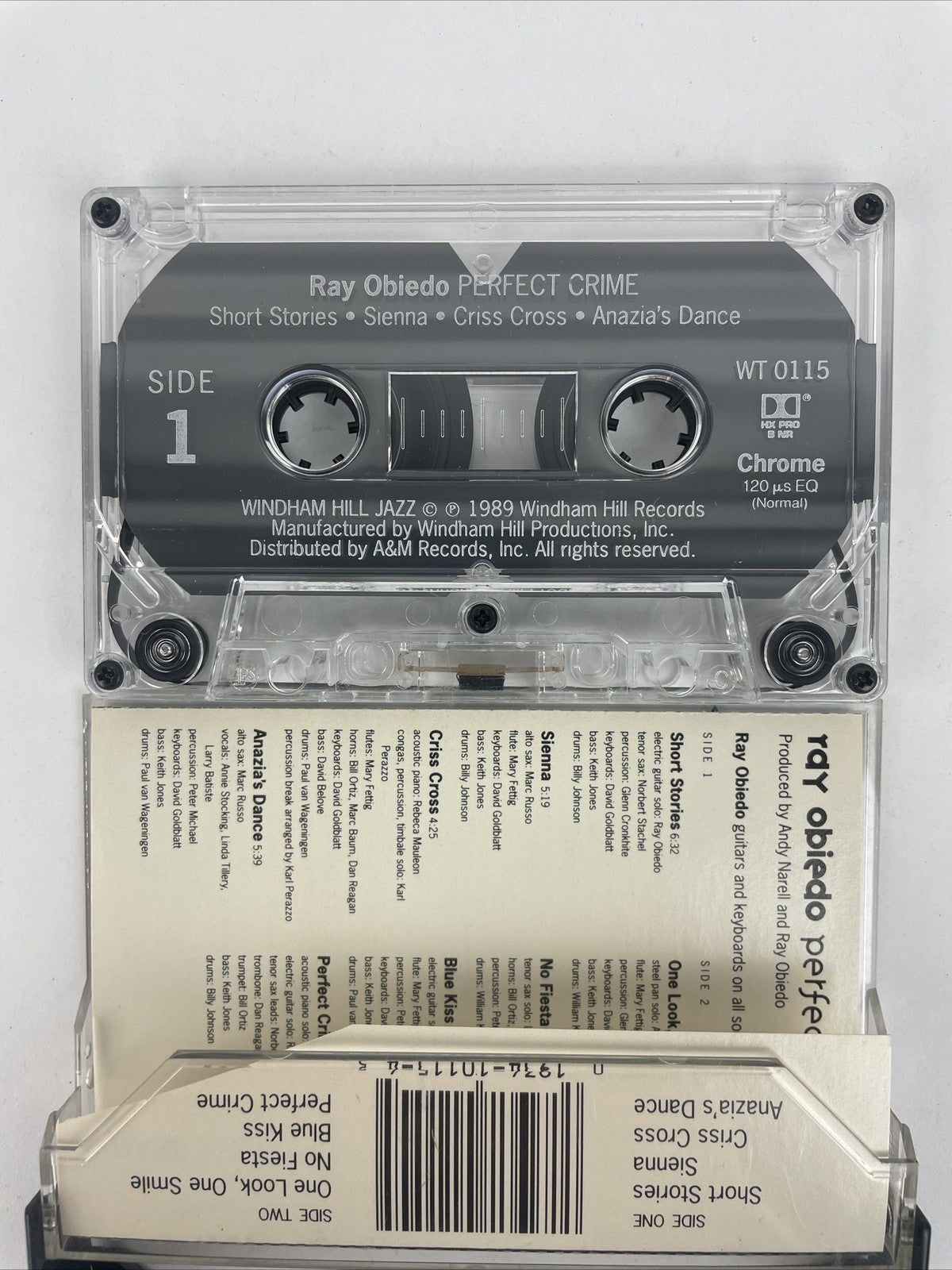 Ray Obiedo - Perfect Crime - Stereo Cassette Tape - Promotional Copy