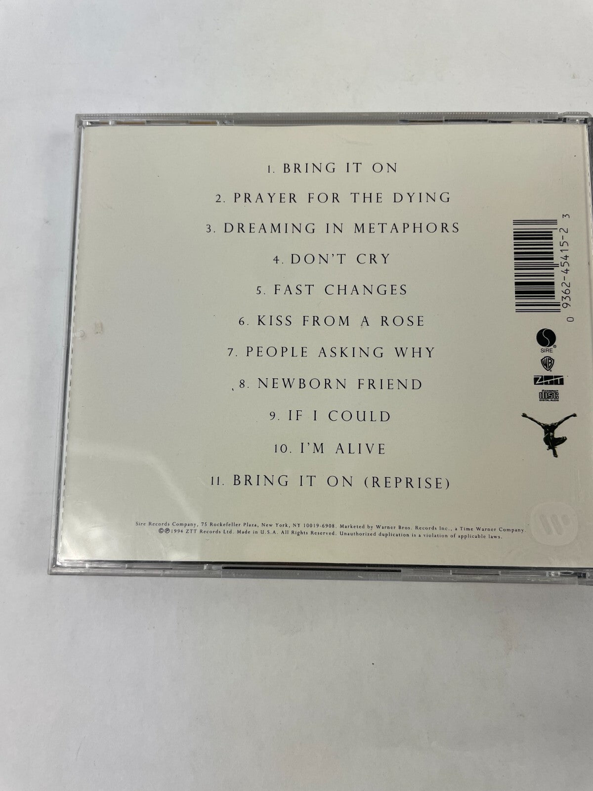 Seal Bring It On Prayer For The Dting Dreaming In Metaphors Don't Cry Fast CD#73