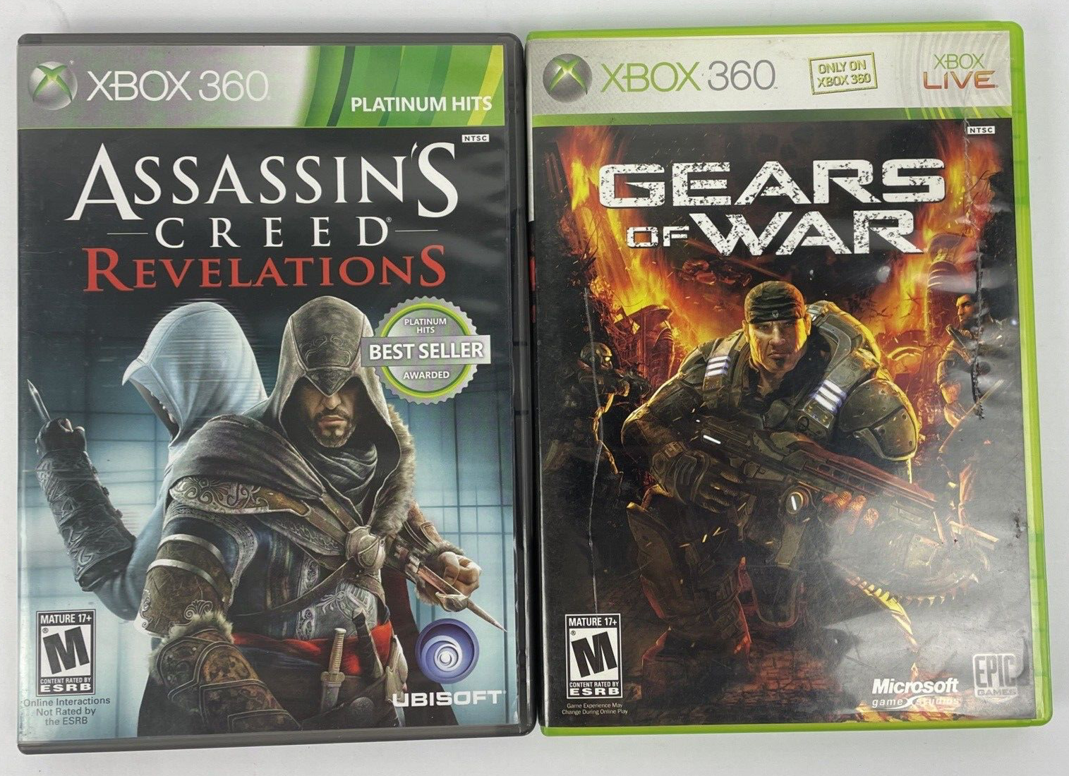 Assassin's Creed: Revelations Microsoft Xbox 360 + XBOX 360 Live : Gears Of War