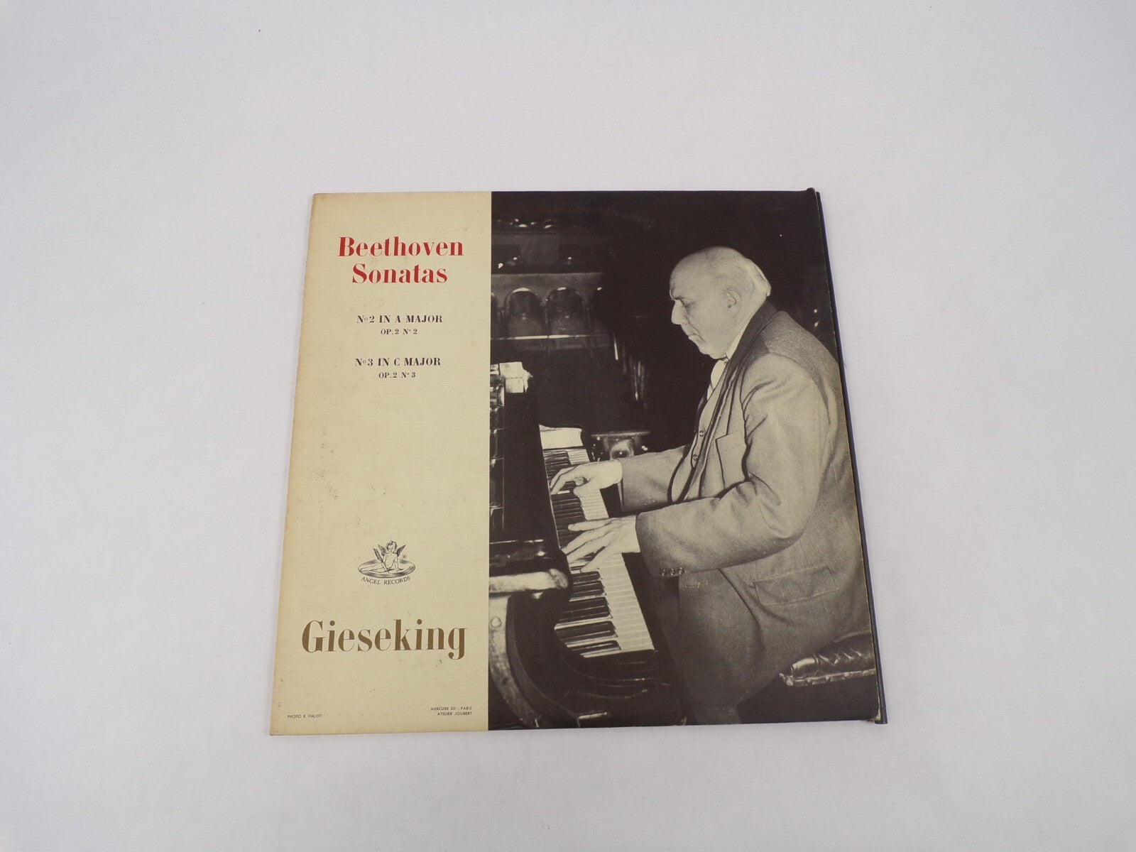 Beethoven Sonatas Gieseking Allegro Vivace Rondo Scherzo & Trio Vinyl Record