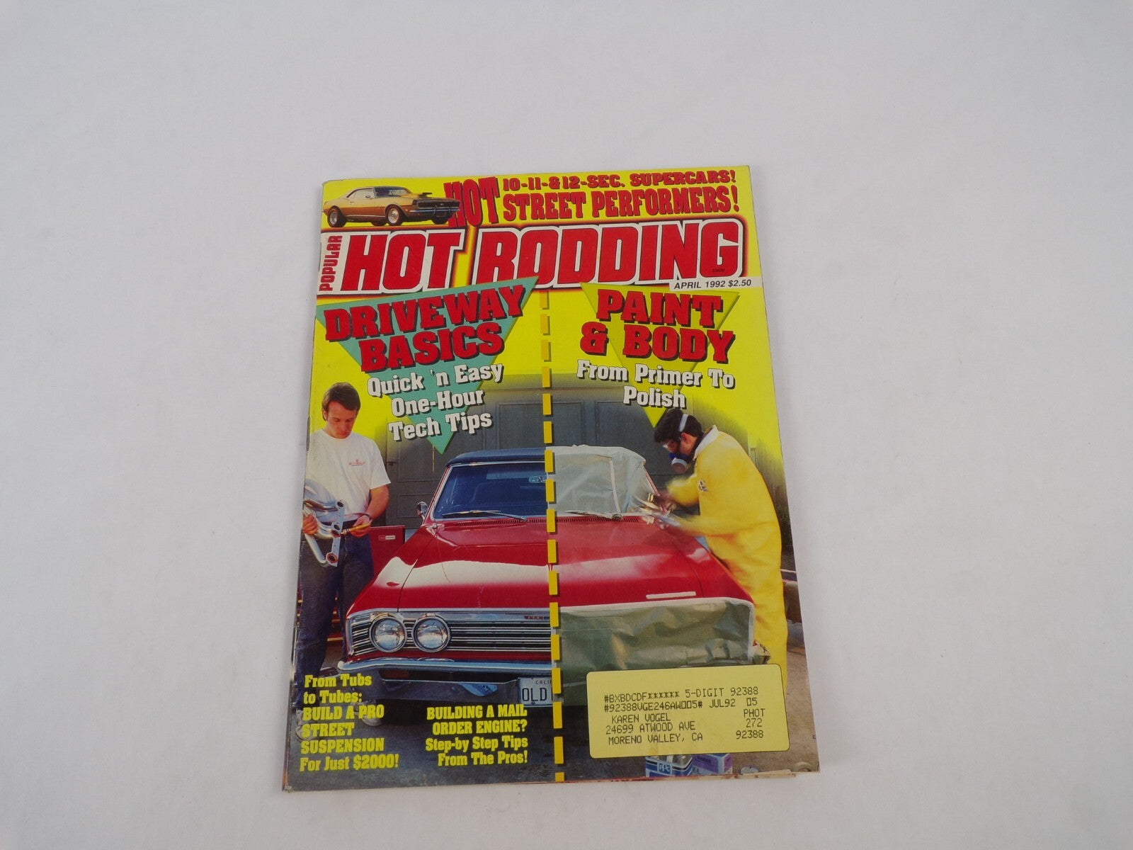 July 1992 Hot Rodding Magazine Driveway Basics Quick 'n Easy One - Hour Tech