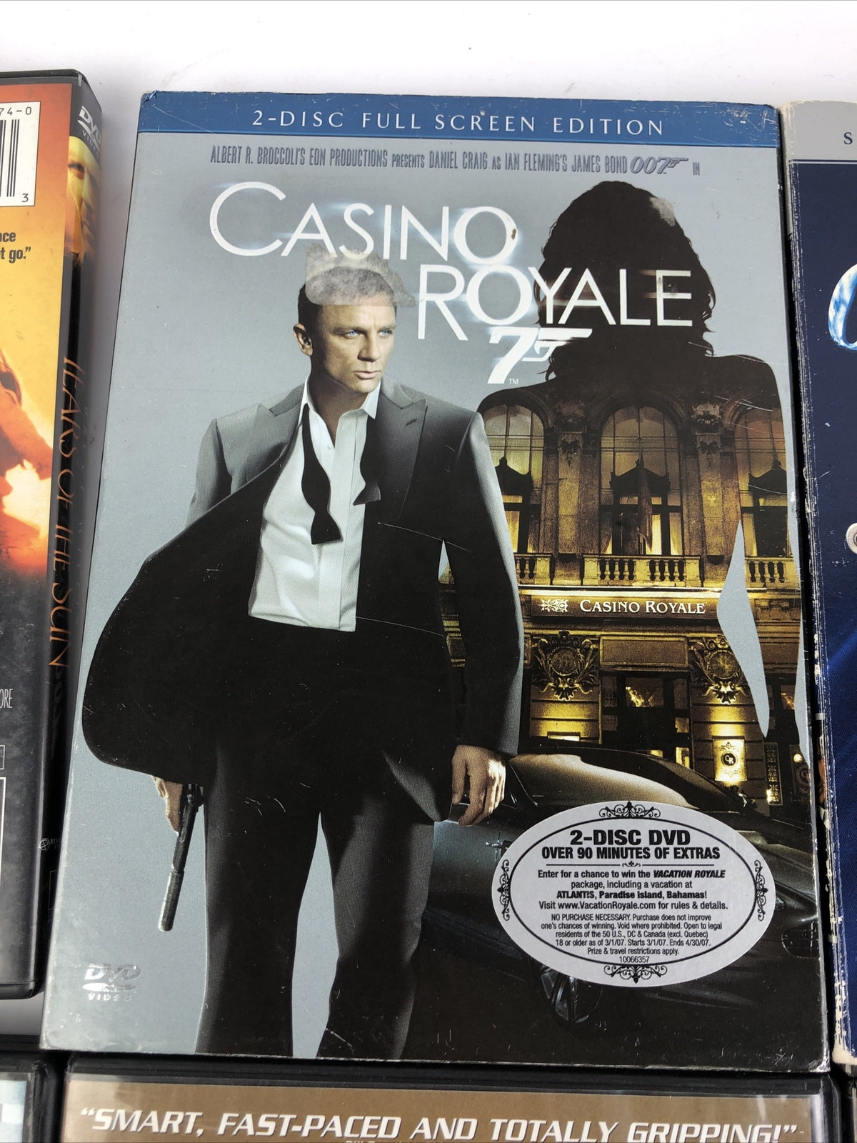 Action DVD Lot Of 6: The Bourne Supremacy,  Collateral,  007, Tears of the Sun