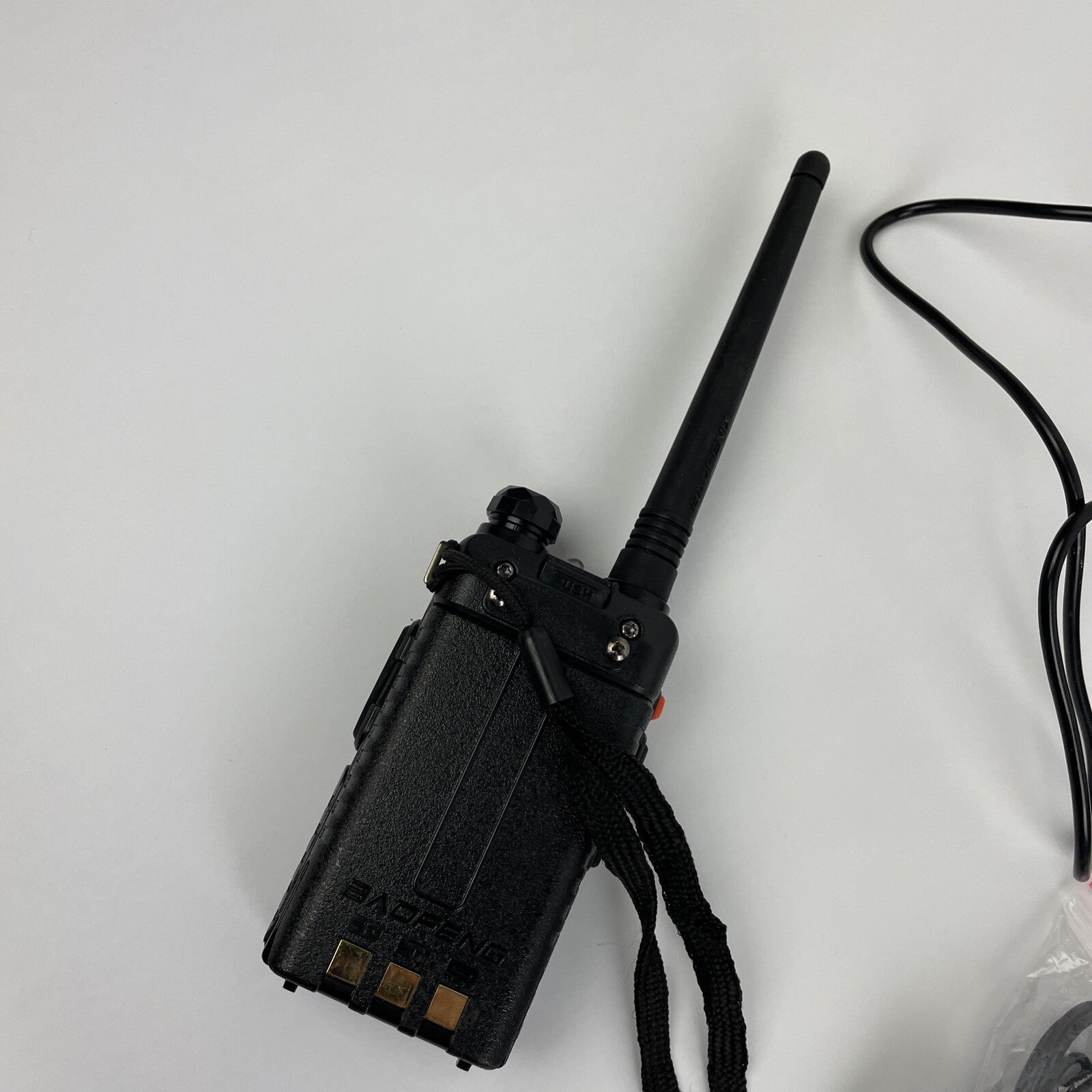 4 x BAOFENG UV-5R 8W Dual Band Two-Way Radio Black w Battery + Short / Tall LOOK