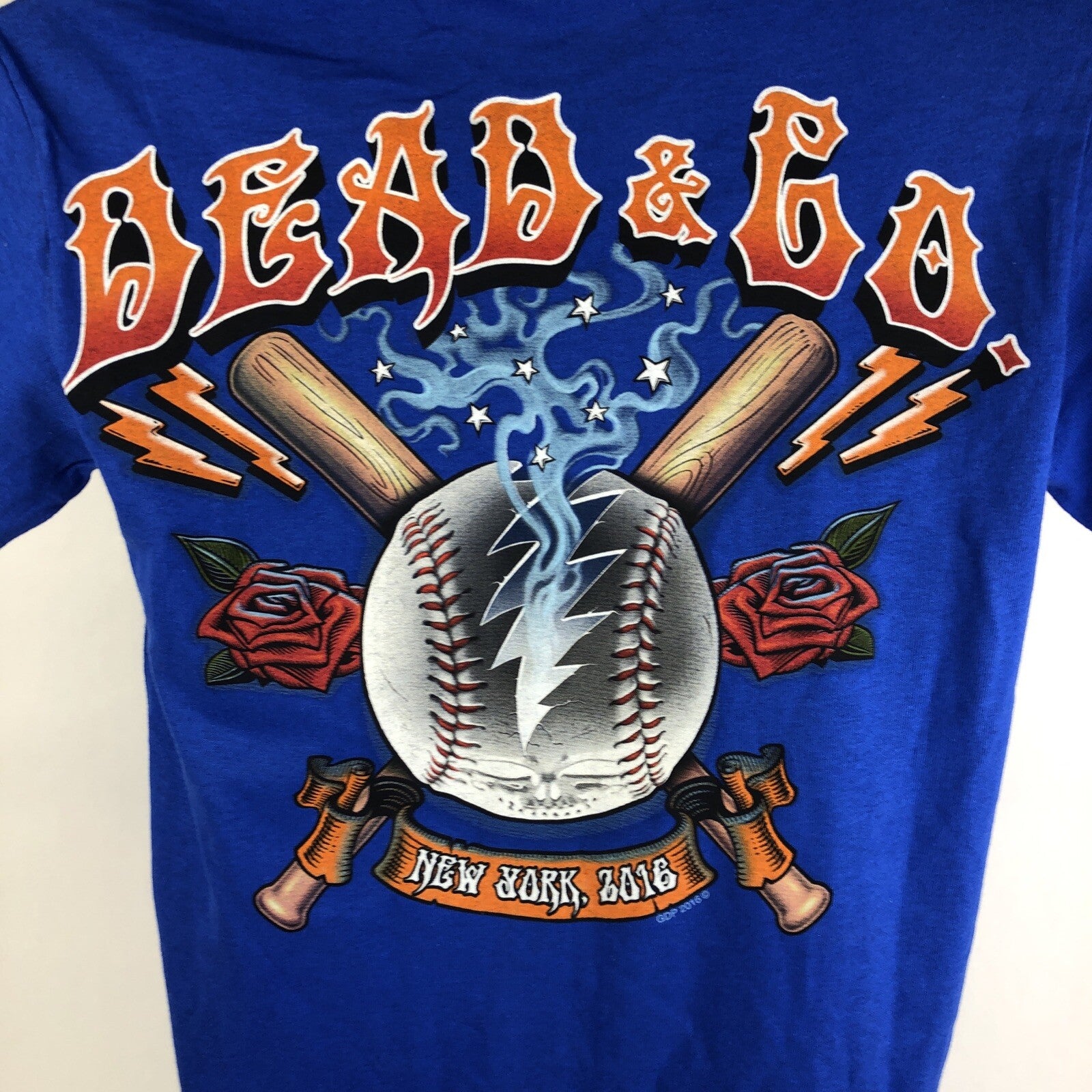 Dead & Company 2016 Citi Field New York Tour Shirt Grateful Dead Mens Small LOOK