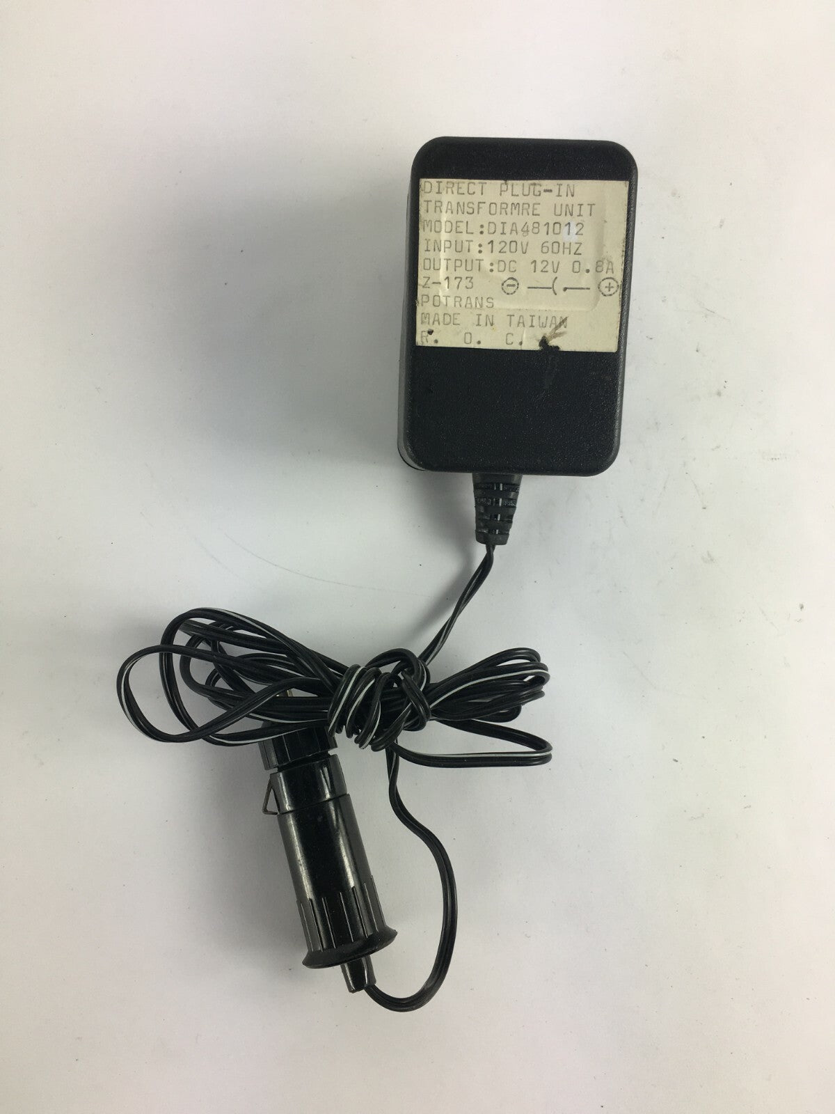 Genuine Adapter DIA481012 Output 12 V 800mA Power Supply Adapter A42