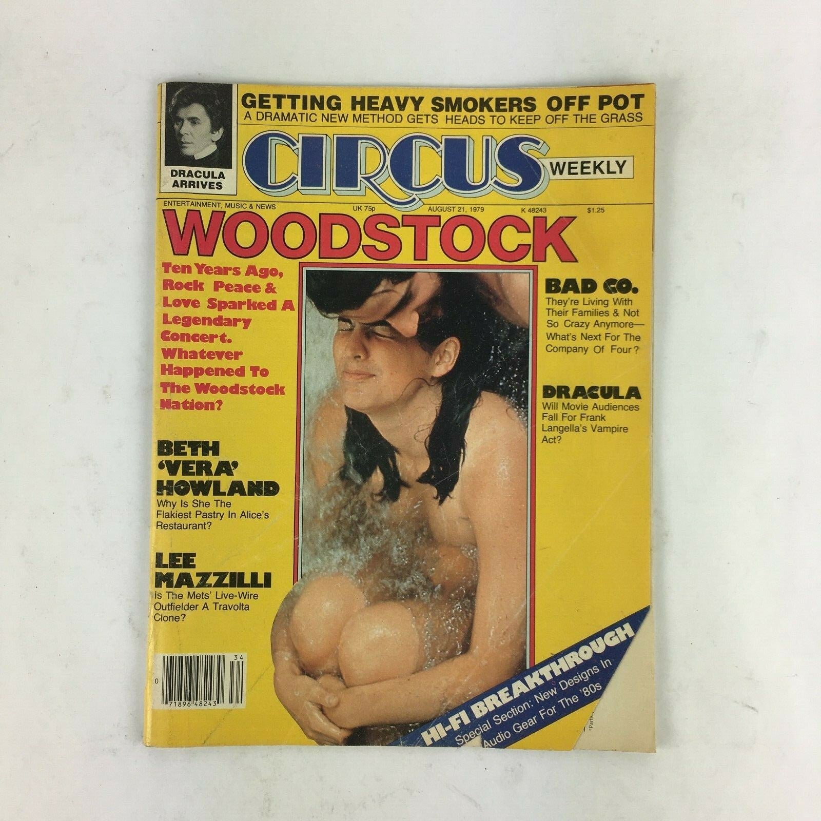 August 21,1979 Circus Magazine Woodstock Beth Vera Howland Lee Mazzilli Bad Co.