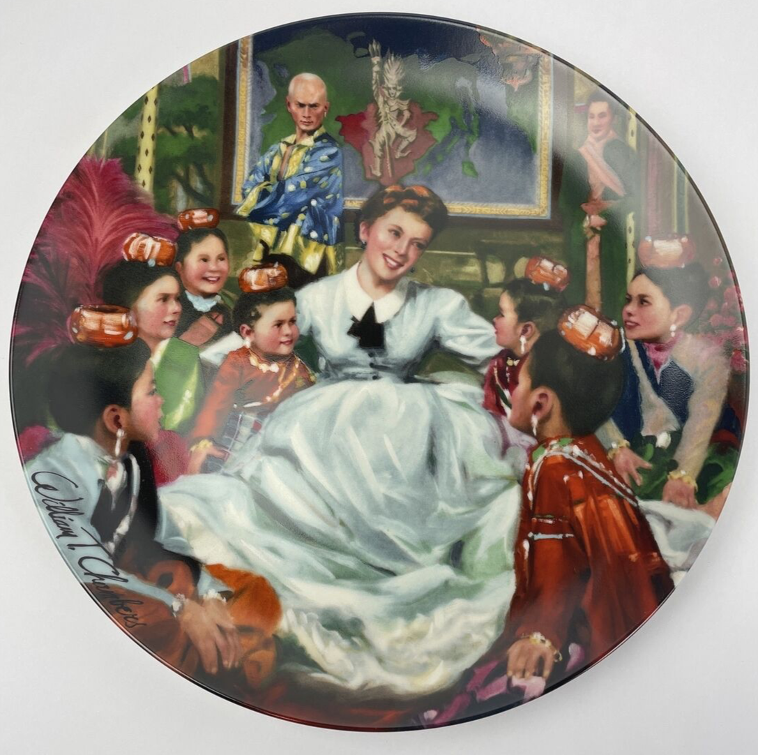 Collector Dish Plate " GETTING TO KNOW YOU"- BY W. CHAMBER THE KING AND I SERIES