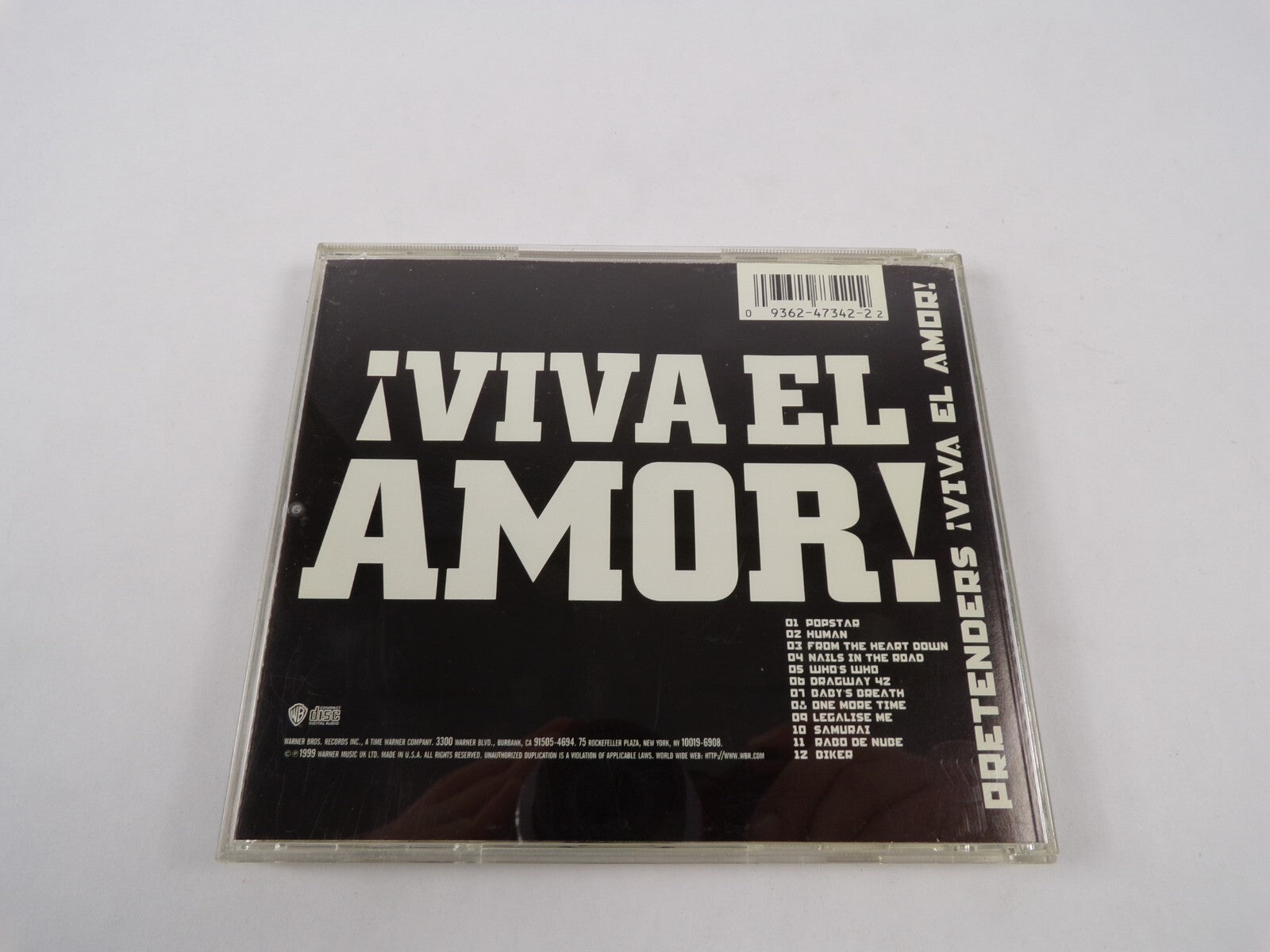 Pretenders Iviva El Amor Popstar Human Who's Who Samurai Biker CD#47