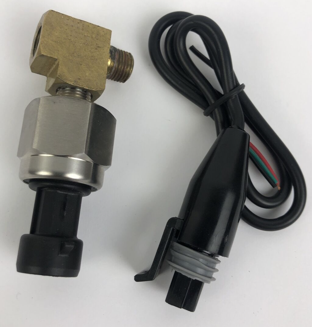 1000 PSI pressure transducer sender 3 pin wired sensor for oil fuel air and water pressure monitoring device