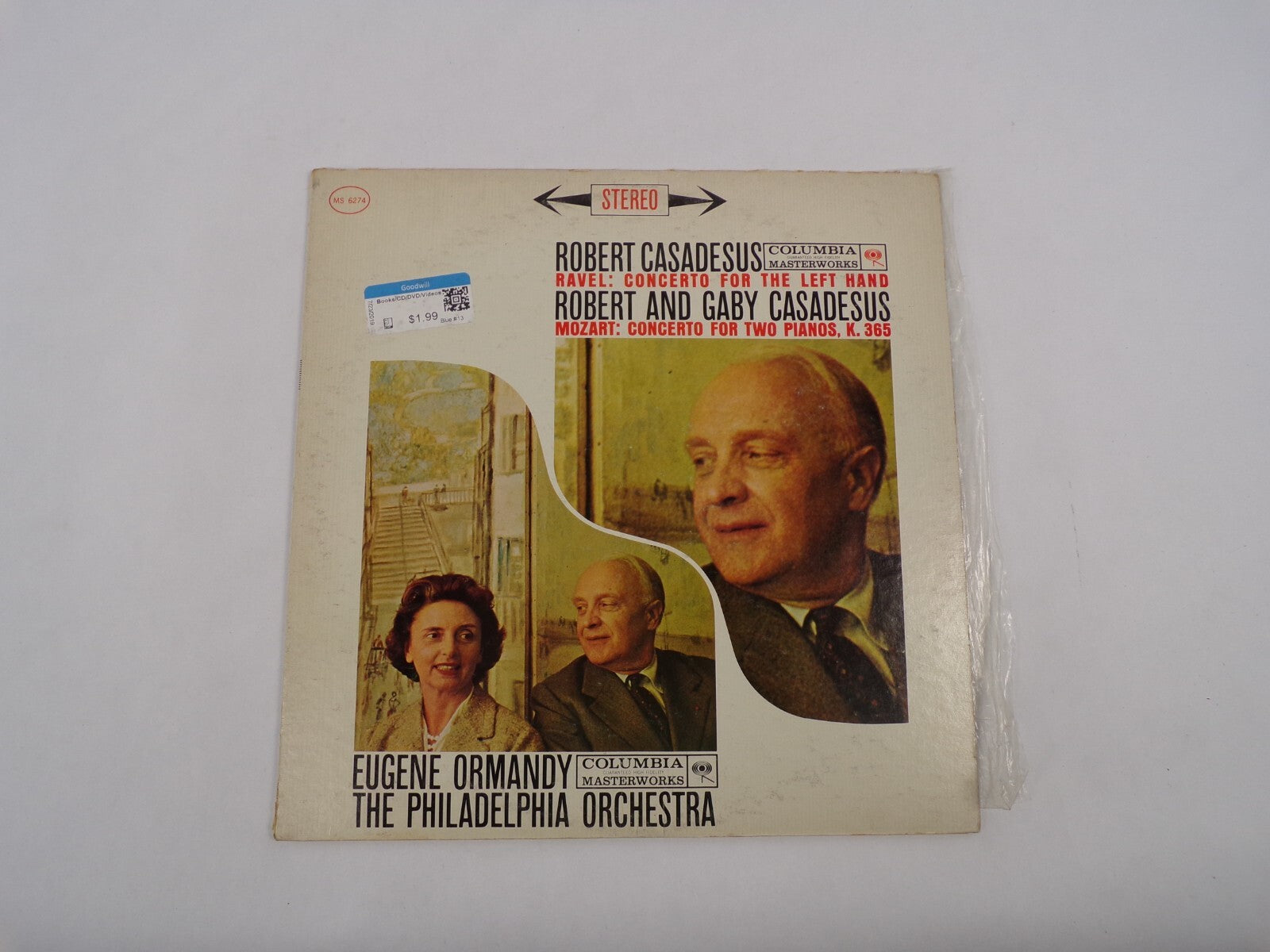 Eugene Ormandy The Philadelphia Orchestra Robert Casadesus Ravel: Concerto For