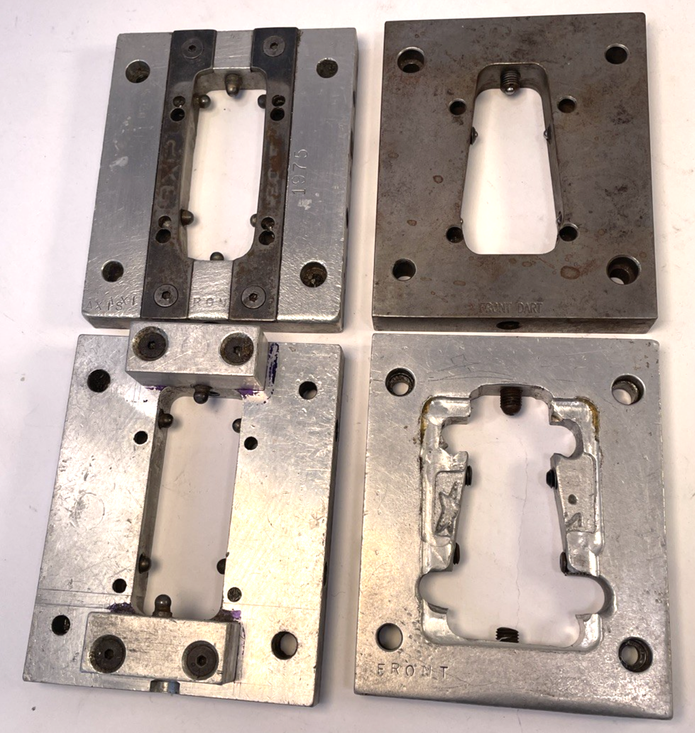 Lot of 4 Tracker Trucks Vintage Baseplate Manufacturing Tooling  Jigs DART B-52