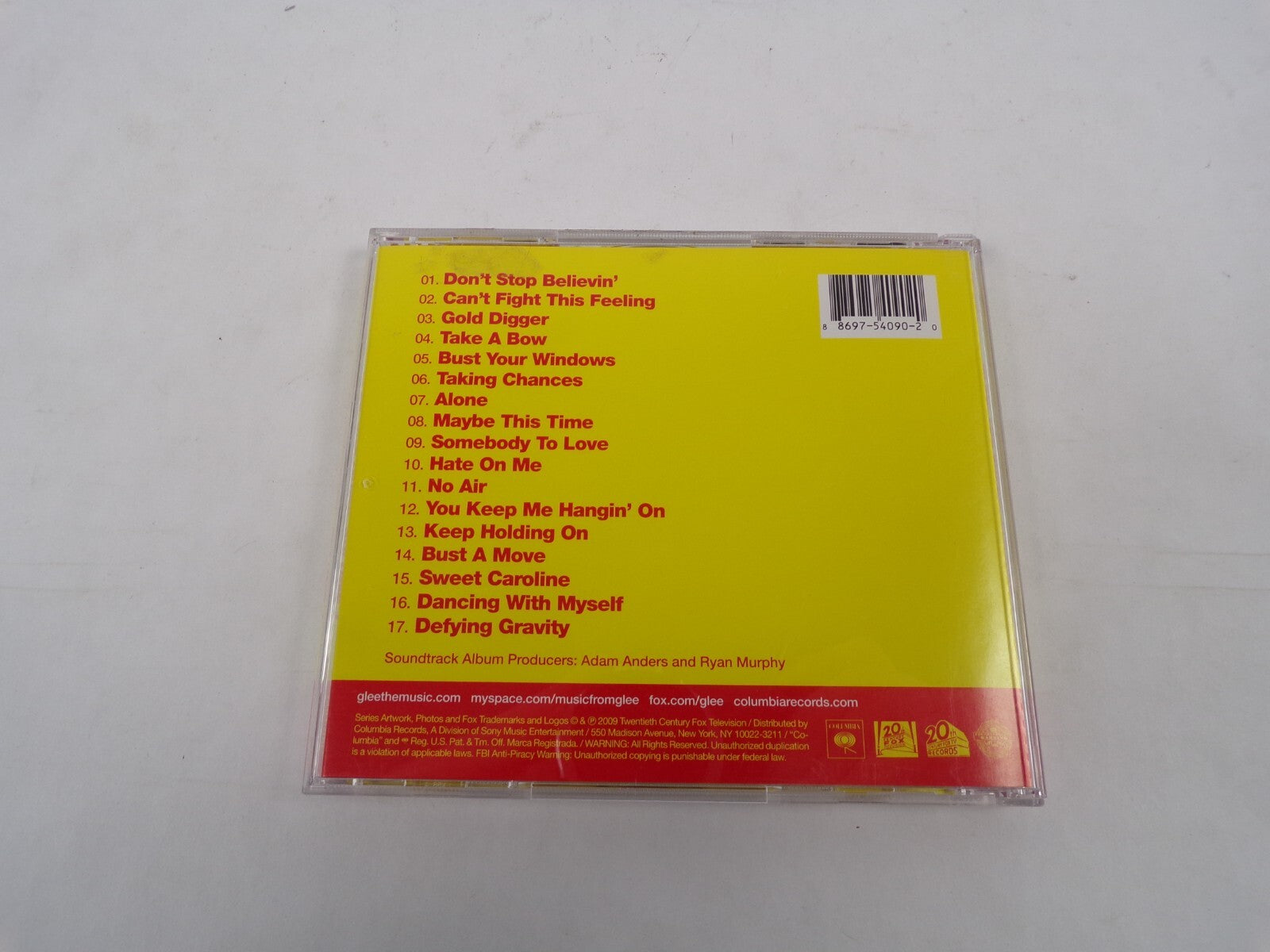 Glee The Music Volume 1 Dont Stop Believin Cant Fight This Feeling Gold CD#26