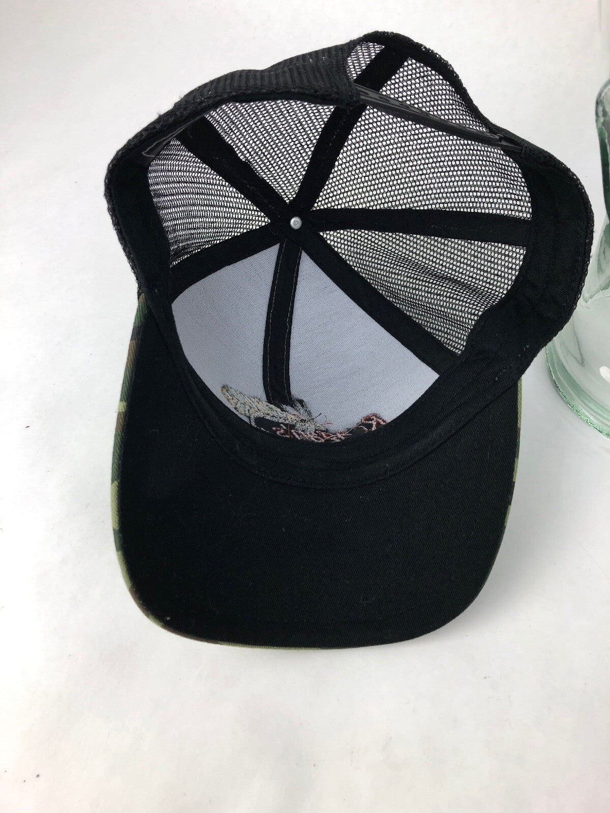 NEW Reagan’s Fly Fish The SIERRA CAMO MESH BACK ADJUSTABLE BASEBALL HAT Cap