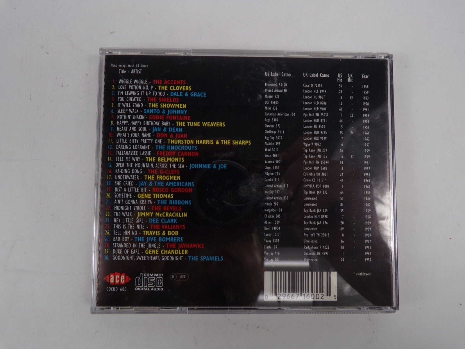 The Golden Age of American Rock n Roll Vol  5  Hot 100 Hits 1954 - 1963 CD#38