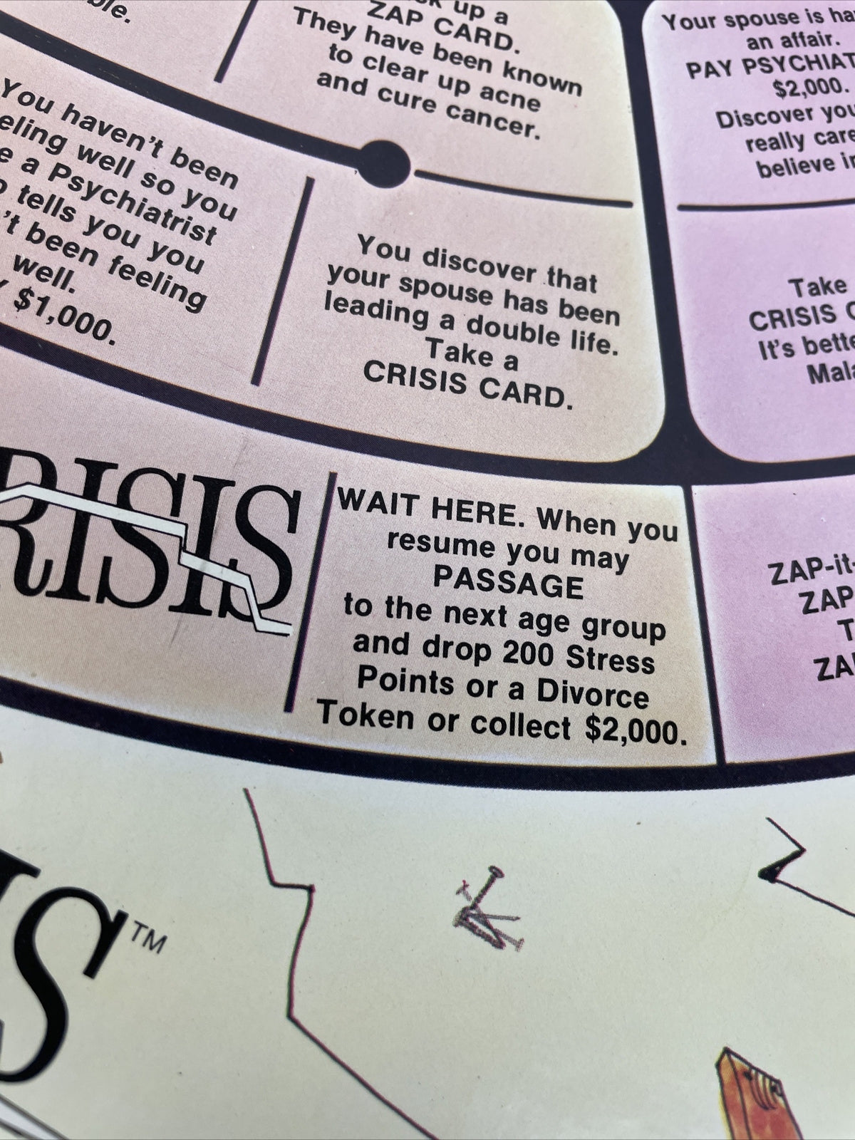 VINTAGE Mid Life Crisis Board Game COMPLETE The Game Works 1982 Old Humor Funny