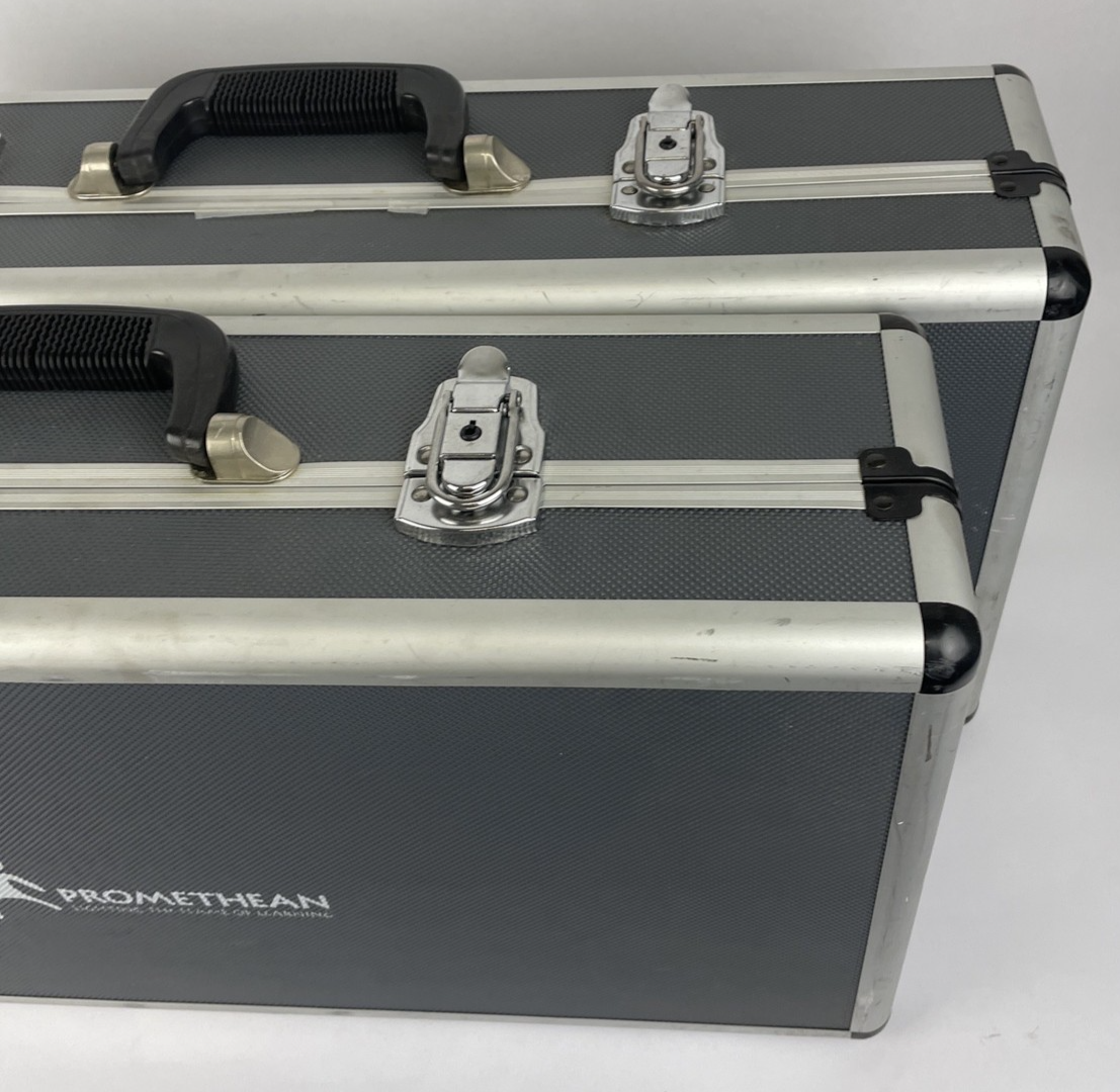 LOT OF 63 Promethean PRM-AV3-01 Activote Single Voting Pod w Protective Case VGC