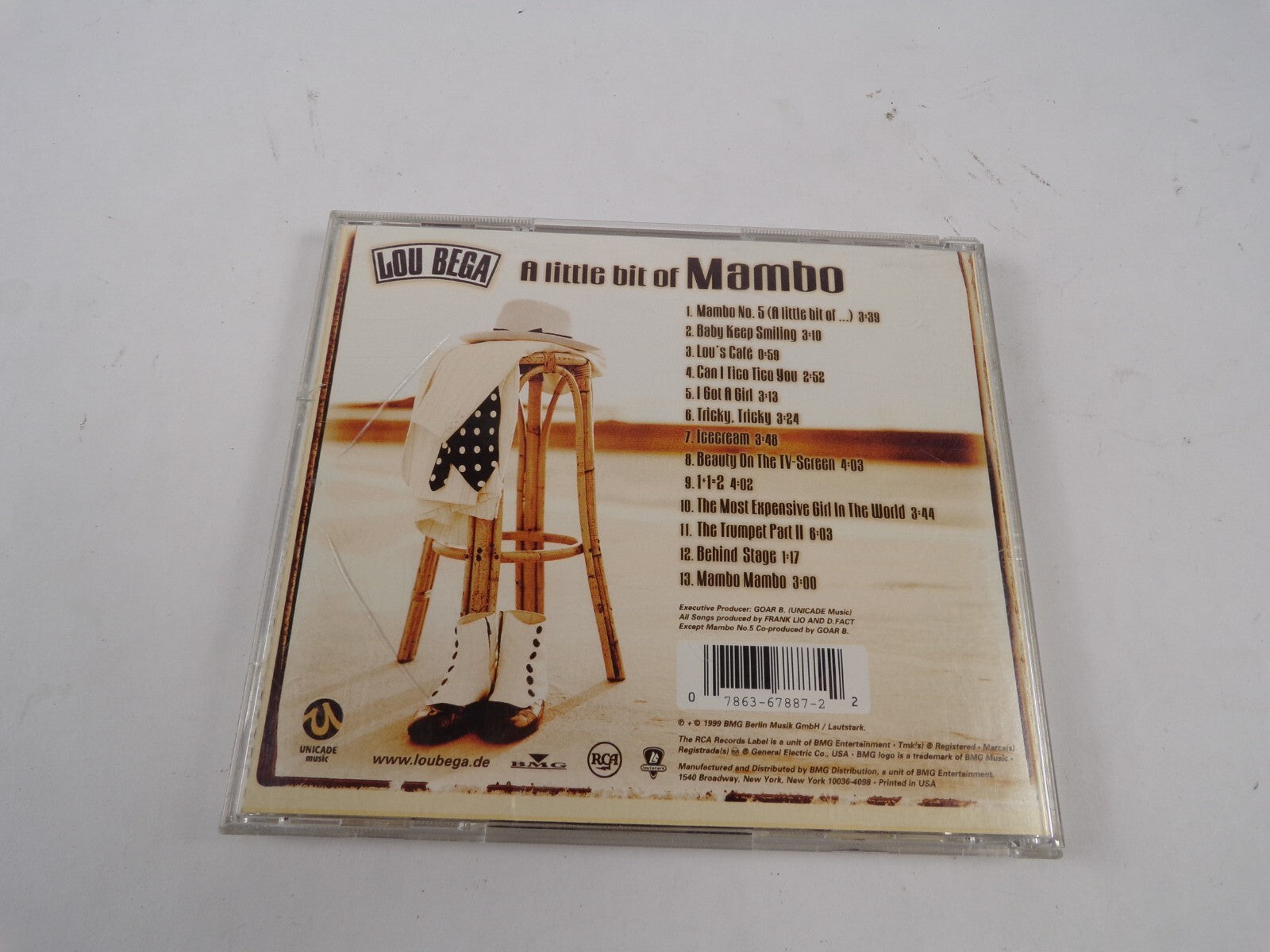 Lou Bega A Little Bit Of Mambo Beauty On The Tv Screen The Trumpet Part CD#61