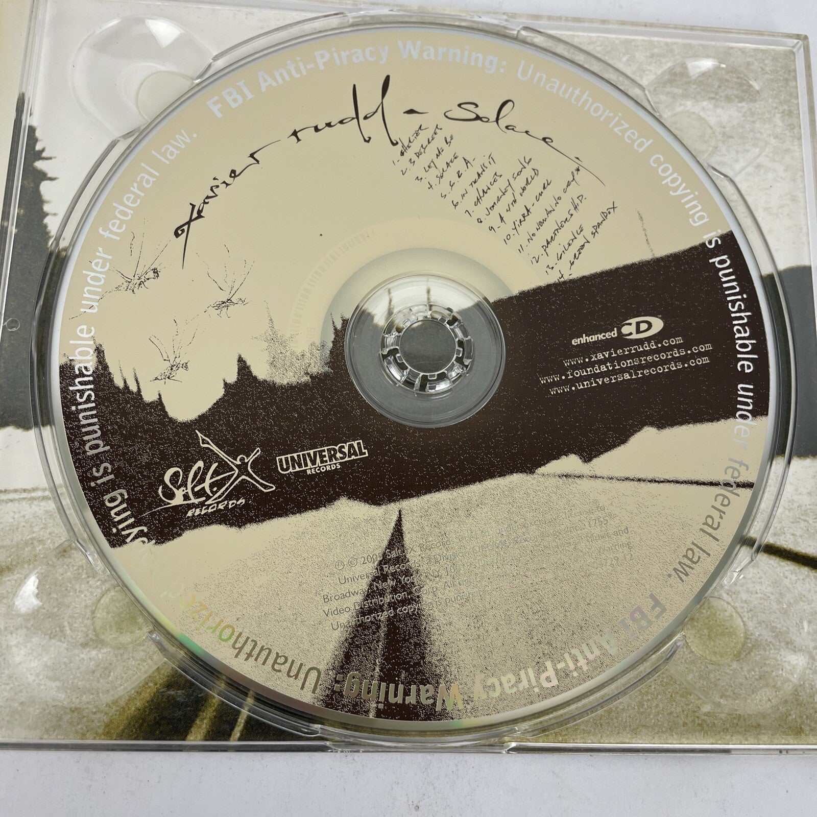 2 x Xavier Rudd, Digital Audio CD Lot - SOLACE, 2005 + White Moth ( Disc Only )