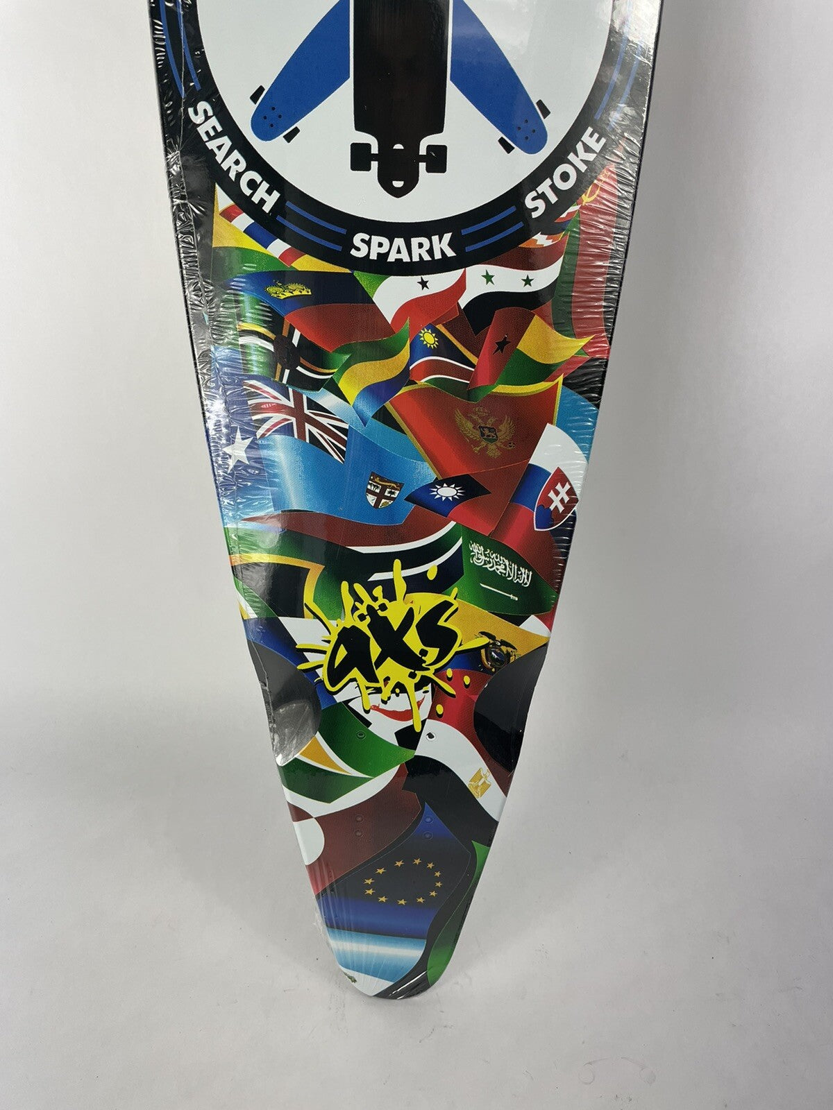 LONGBOARDING  FOR PEACE Pintail 8ply Maple Top mount Downhill 9.25 X 40" C1