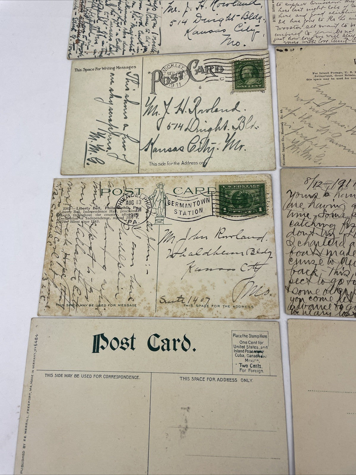 23 Postcard Lot - Unused & Used Variety - Vintage & Antique East Coast Fishing