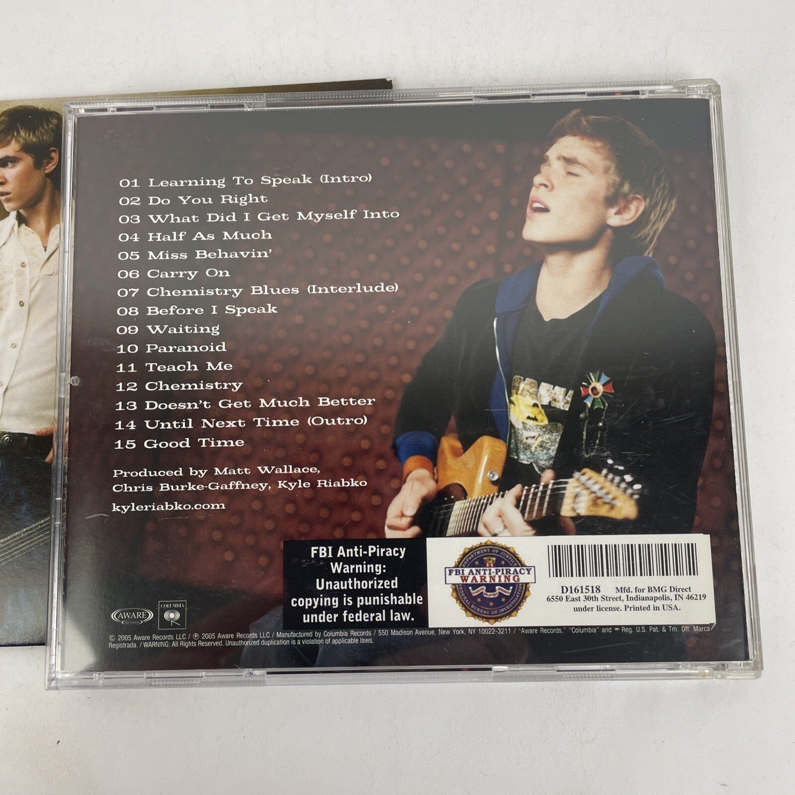 Kyle Riabko ‎– Before I Speak   [Digital Audio CD, 2005] + 3 From Before 2005