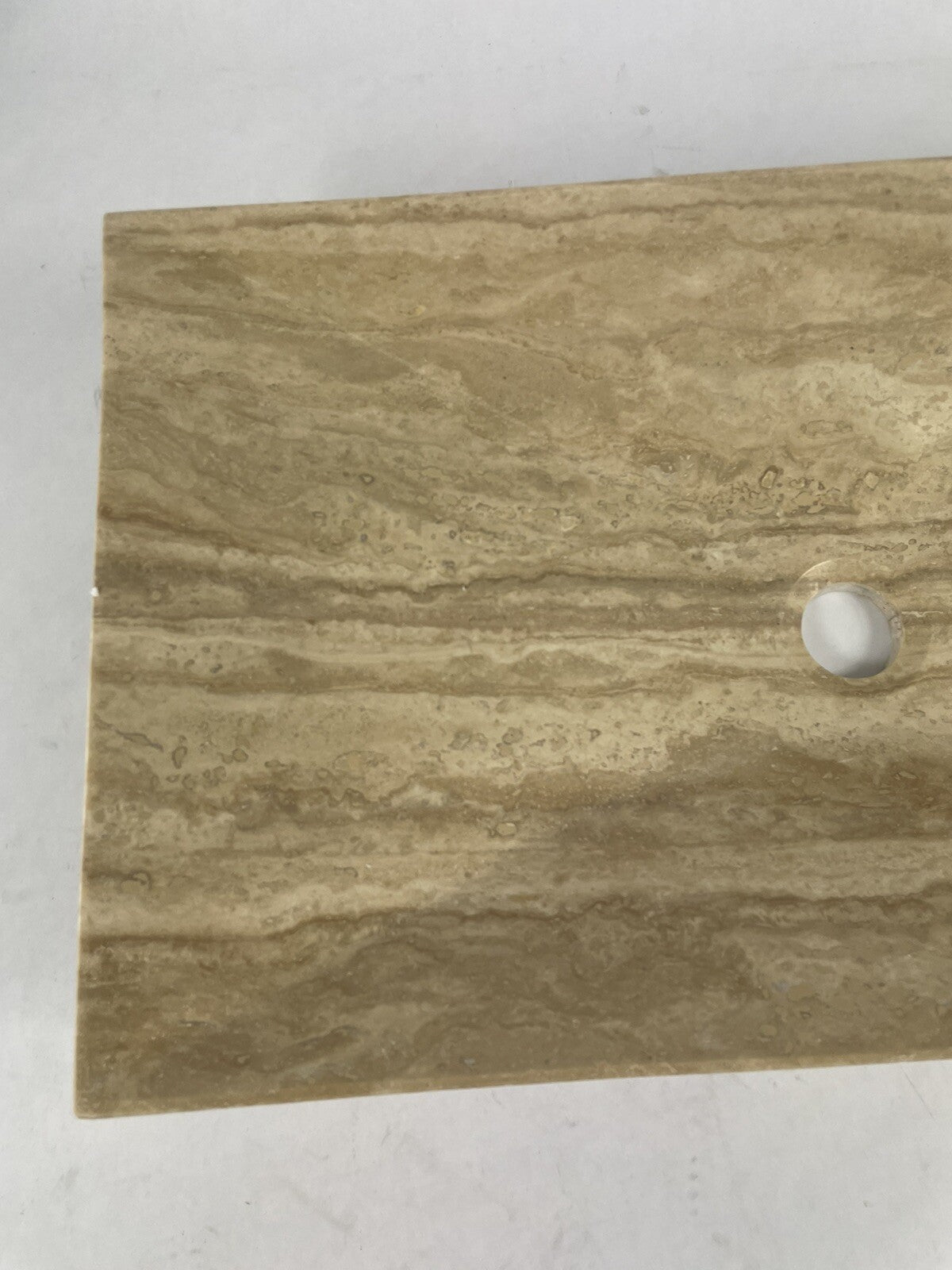 Stone Forest Verona Vessel Sink C50-2424" Rectangular Stone Vessel Bathroom Sink