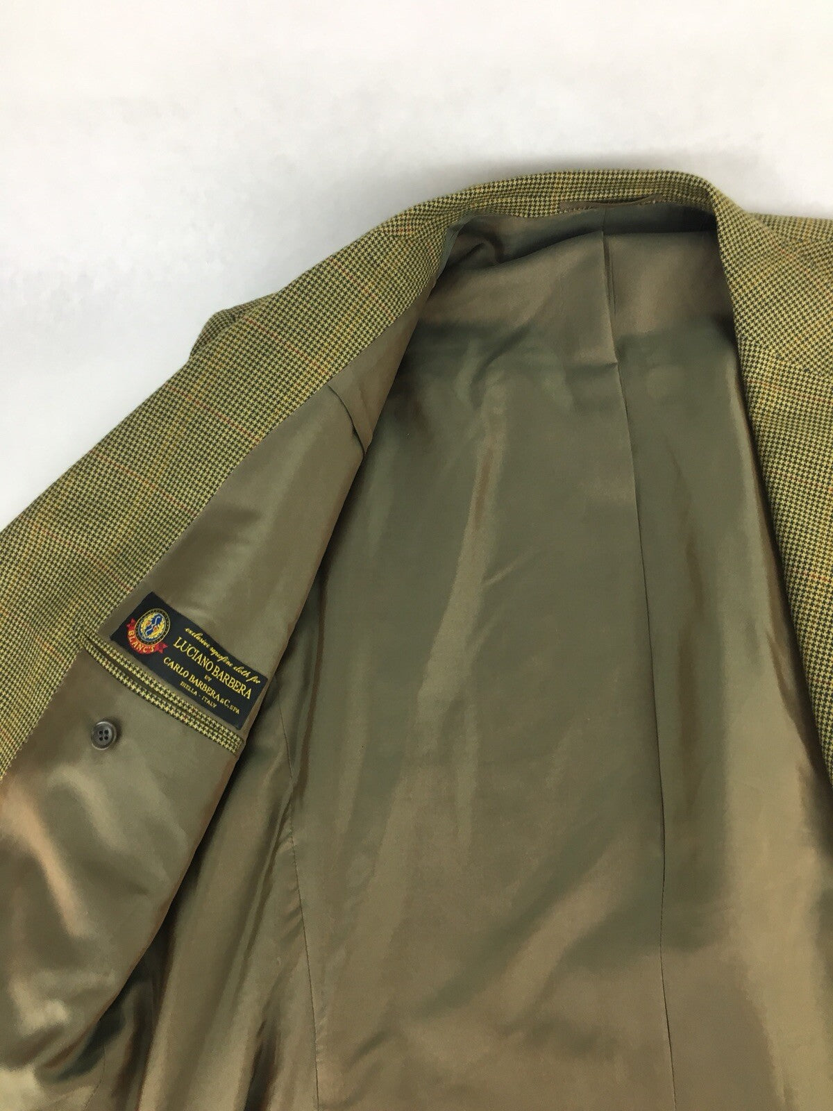 Luciano Barbera 3 button Cashmere sport coat 54 IT made in Italy