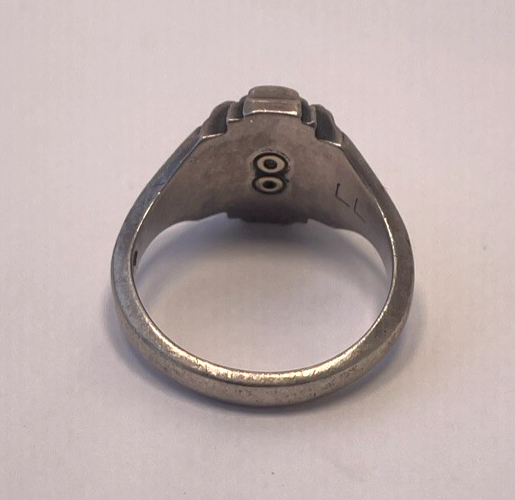 Mount MT. Miguel High School Sterling Silver w Mother of Pearl Class Ring Sz. 6.