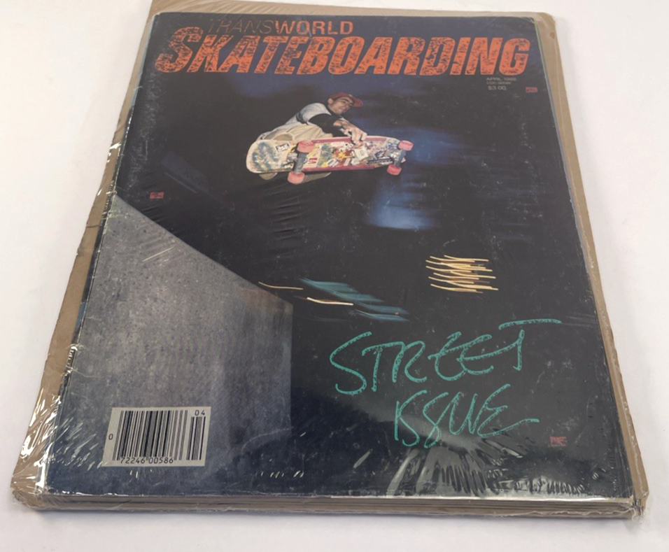 TRANSWORLD SKATEBOARDING MAGAZINE April 1986 Lance Mountain Street Issue