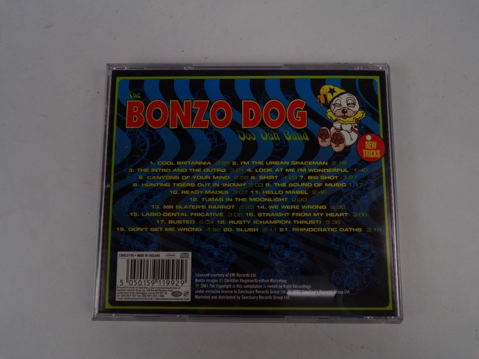 The Bonzo Dog Ooo Oah Band Cool Britannia Ready Mades Shirt Big Shot CD#40