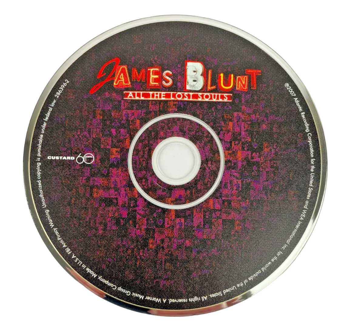 James Blunt - All The Lost Souls Digital Audio CD Atlantic Records 2008