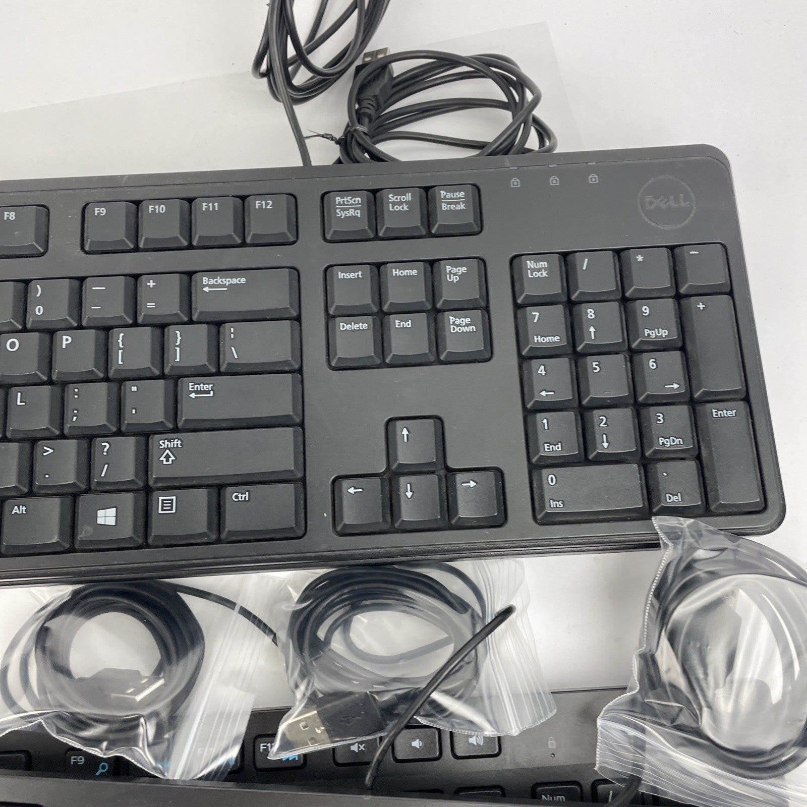 Dell Multimedia Wired Keyboard (s) - Black Lot of 5 - 2 x KB216 - 3 x KB4021 VGC