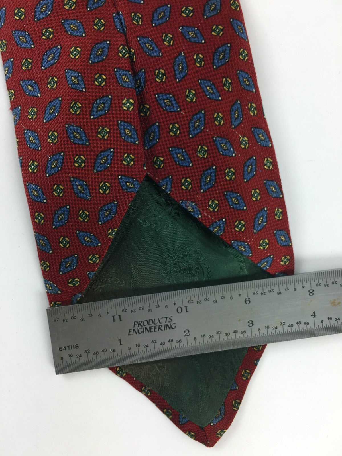 Genuine TommyHilfiger 100%Silk Handmade Stylish Formal/Casual Tie Multi Coloured