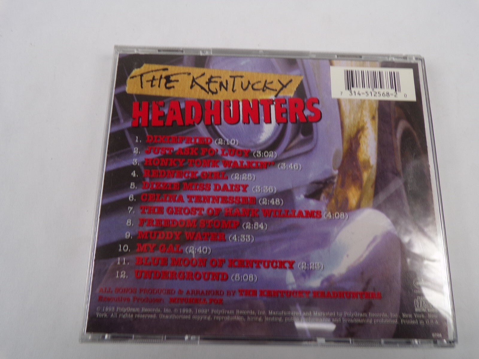 The Kentucky Headhunters Rave On Dixiefried Just Ask Fo Lucy My Gal CD#60