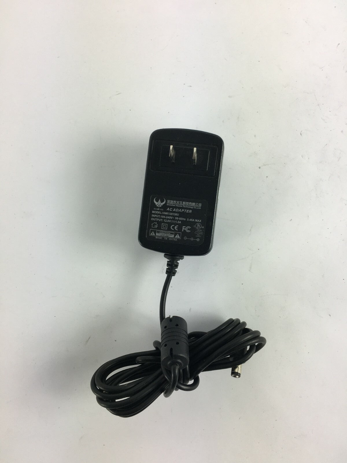 Genuine Huoniu HNK120150U Output 12 V 1.5 A Power Supply Adapter A43